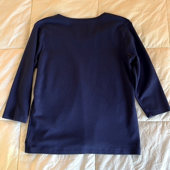 LL Bean 3/4 Long Sleeve Fitted Tee - Picture 5 of 6